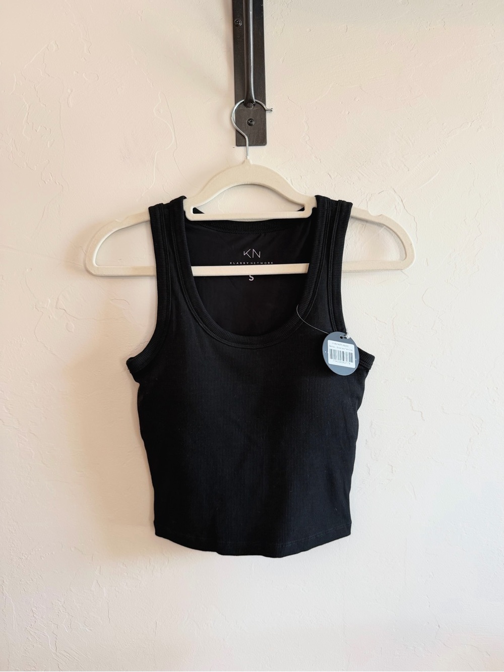 Klassy Network Bamboo Scoop Neck Crop Tank